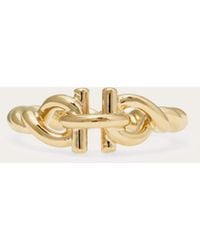 Ferragamo - Damen Gancini Ring Torchon (50 Mm) - Lyst