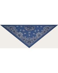 Ferragamo - Arabesque Print Triangle Scarf - Lyst