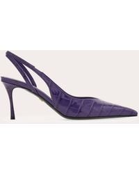 Ferragamo - Mid Heel Slingback - Lyst