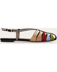Ferragamo - Cage Sandal .5 - Lyst