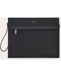Ferragamo - Uomo Pouch Monogram - Lyst