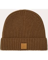Ferragamo - Knitted Beanie - Lyst