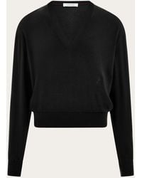 Ferragamo - Herren Pullover Mit V-Ausschnitt - Lyst