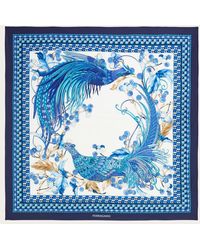 Ferragamo - Animals Print Silk Scarf - Lyst