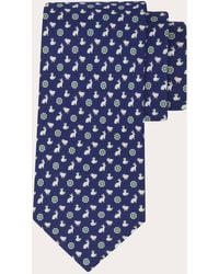 Ferragamo - Charms Print Silk Tie - Lyst
