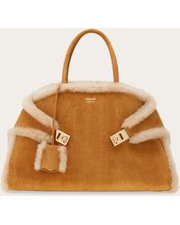 Ferragamo - Hug Handbag (L) - Lyst