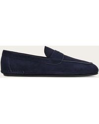 Ferragamo - Suede Loafer - Lyst