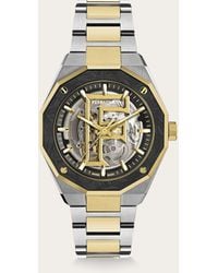 Ferragamo - Edge Skeleton Watch - Lyst