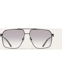Ferragamo - Navigator Frame Sunglasses - Lyst