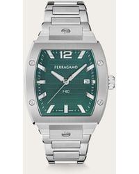 Ferragamo - Herren F80 Tonneau 3H Uhr - Lyst