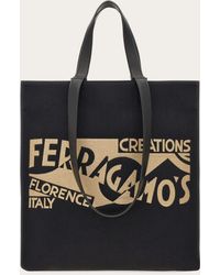 Ferragamo - Tote Bag With Logo - Lyst