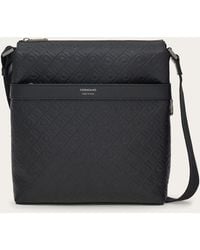 Ferragamo - Uomo Borsa Messenger Monogram - Lyst