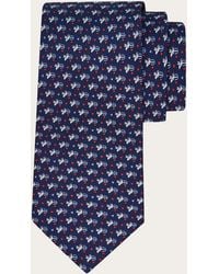 Ferragamo - Cupid Print Silk Tie - Lyst