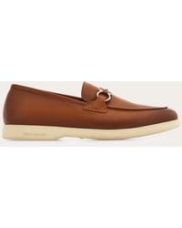 Ferragamo - Casual Loafer With Gancini Ornament .5 - Lyst