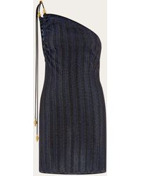 Ferragamo - Women One Shoulder Mini Dress - Lyst