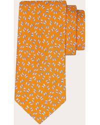 Ferragamo - Dragonfly Print Silk Tie - Lyst