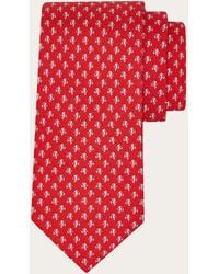 Ferragamo - Mini Fish Print Silk Tie - Lyst
