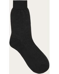 Ferragamo - Monogram Ankle Socks - Lyst