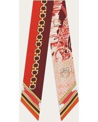 Ferragamo - Feline Print Mini Bandeau - Lyst
