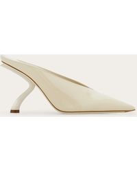 Ferragamo - S-Shaped Heel Mule .5 - Lyst