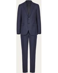 Ferragamo - Check Suit In Wool - Lyst