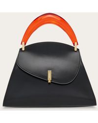 Ferragamo - Handbag With Sculptural Handle - Lyst