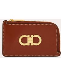 Ferragamo - Double Gancini Credit Card Holder - Lyst