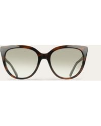 Ferragamo - Rectangular Frame Sunglasses - Lyst
