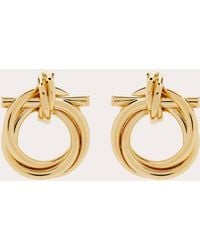 Ferragamo - Gancini Earrings - Lyst
