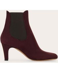 Ferragamo - Mid Heel Chelsea Boot - Lyst