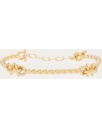 Ferragamo - Gancini Twisted Bracelet (S) - Lyst
