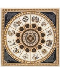 Ferragamo - Horoscope Print Silk Scarf - Lyst
