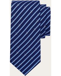 Ferragamo - Tonal Print Silk Tie - Lyst