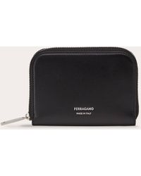 Ferragamo - Zipped Credit Card Holder - Lyst