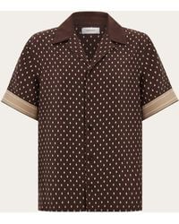 Ferragamo - Habotai Silk Shirt - Lyst