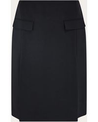 Ferragamo - Pencil Skirt With Double Slit - Lyst