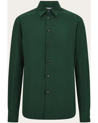 Ferragamo - Micro-Patterned Shirt - Lyst