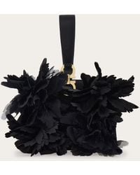 Ferragamo - Mini Clutch With Floral Detailing - Lyst