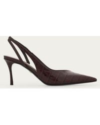 Ferragamo - Mid Heel Slingback - Lyst