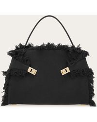 Ferragamo - Donna Borsa A Spalla Hug Soft Con Frange (L) - Lyst