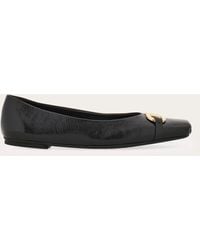 Ferragamo - Donna Ballerina Ornamento Gancini Taglia - Lyst