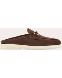 Ferragamo - Gancini Buckle Loafer Mule - Lyst