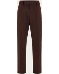 Ferragamo - Cotton Blend Chinos - Lyst