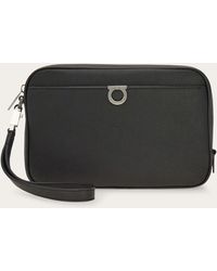 Ferragamo - Uomo Pouch Gancini - Lyst