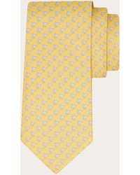 Ferragamo - Shark Print Silk Tie - Lyst