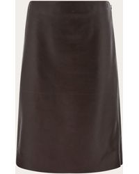 Ferragamo - Nappa Pencil Skirt - Lyst