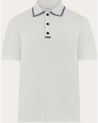Ferragamo - Short Sleeved Polo Shirt - Lyst