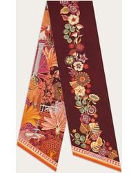 Ferragamo - Garden Print Bandeau - Lyst