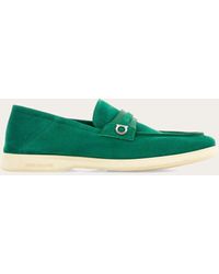 Ferragamo - Deconstructed Loafer With Gancini Ornament .5 - Lyst