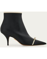 Ferragamo - Pointed Ankle Boot With Mini Bow Detail - Lyst